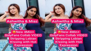 Ashwitha Miaz Collab – Lesbian Pussy Lick MMS