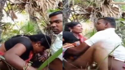 Tamil Nadu Aunty Outdoor Saree blowjob Pron